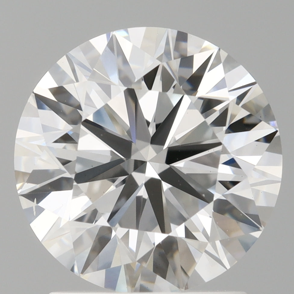 2.00 Carat Round Shaped, Ideal Cut, E Color, VS2 Clarity, IGI Certified Lab Grown Diamond