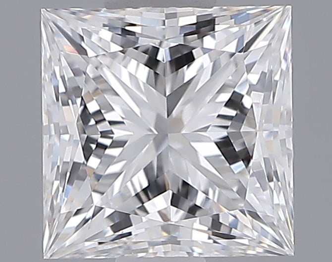 1.05 Carat Princess Shaped, Ideal Cut, E Color, VVS2 Clarity, IGI Certified Lab Grown Diamond