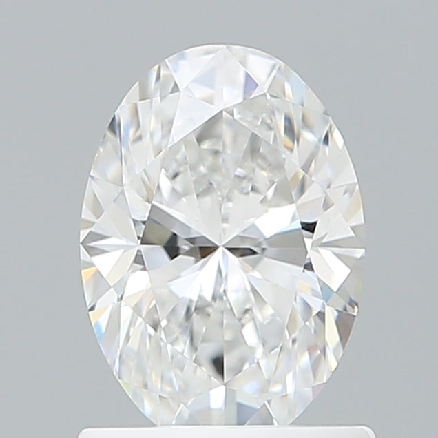 1.10 Carat Oval Shaped, Excellent Cut, D Color, VVS2 Clarity, IGI Certified Lab Grown Diamond