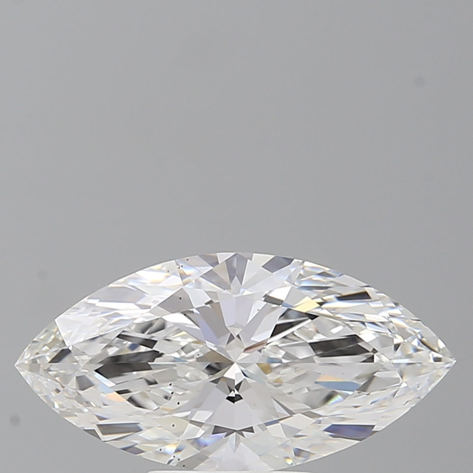 3.10 Carat Marquise Shaped, Ideal Cut, E Color, VS2 Clarity, IGI Certified Lab Grown Diamond
