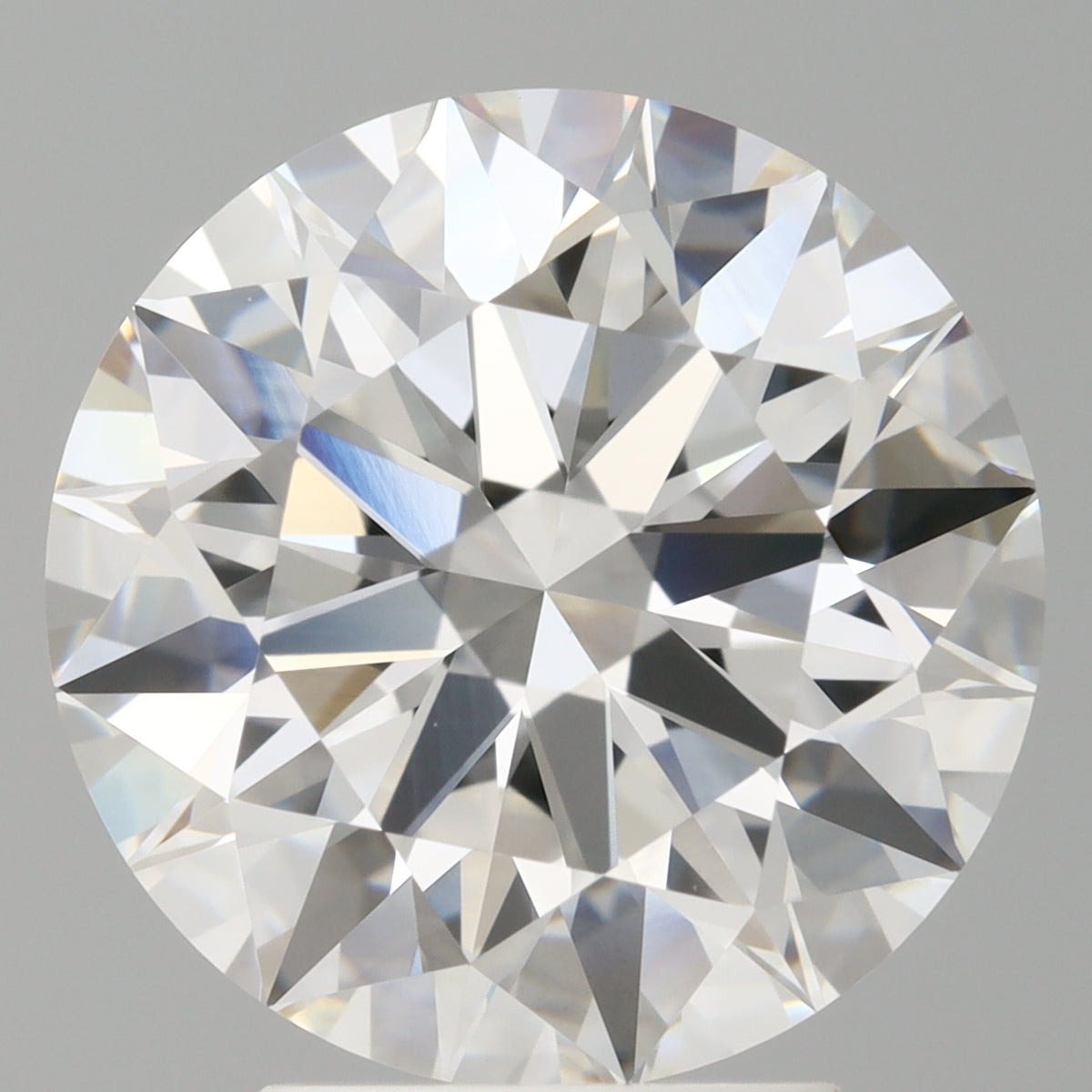 4.10 Carat Round Shaped, Ideal Cut, E Color, VVS2 Clarity, IGI Certified Lab Grown Diamond