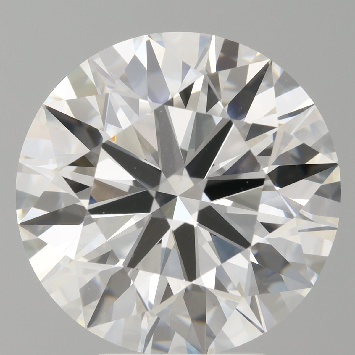 5.56 Carat Round Shaped, Ideal Cut, E Color, VVS2 Clarity, IGI Certified Lab Grown Diamond