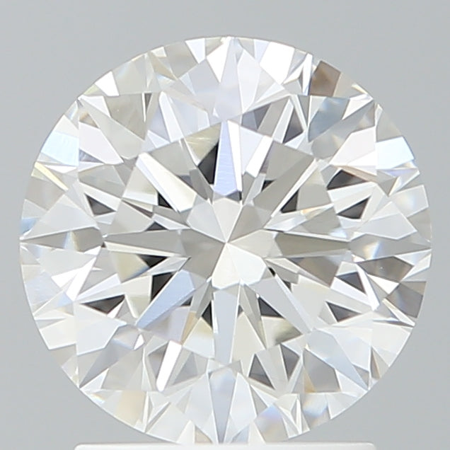 2.09 Carat Round Shaped, Excellent Cut, F Color, VVS1 Clarity, IGI Certified Lab Grown Diamond