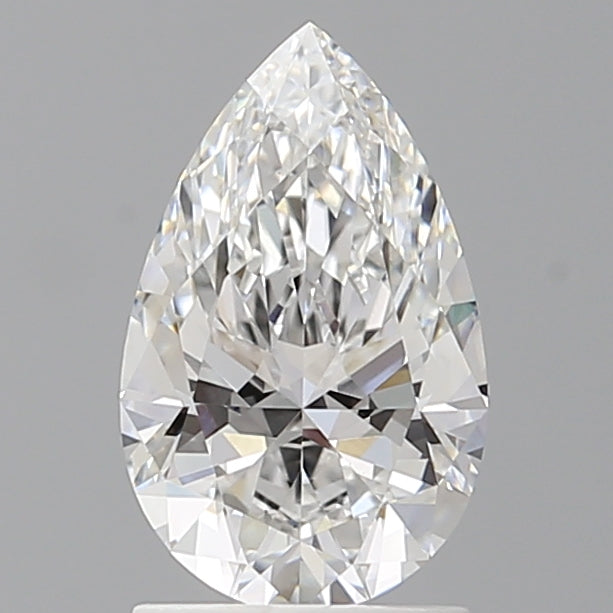 1.59 Carat Pear Shaped, Ideal Cut, E Color, VVS2 Clarity, IGI Certified Lab Grown Diamond