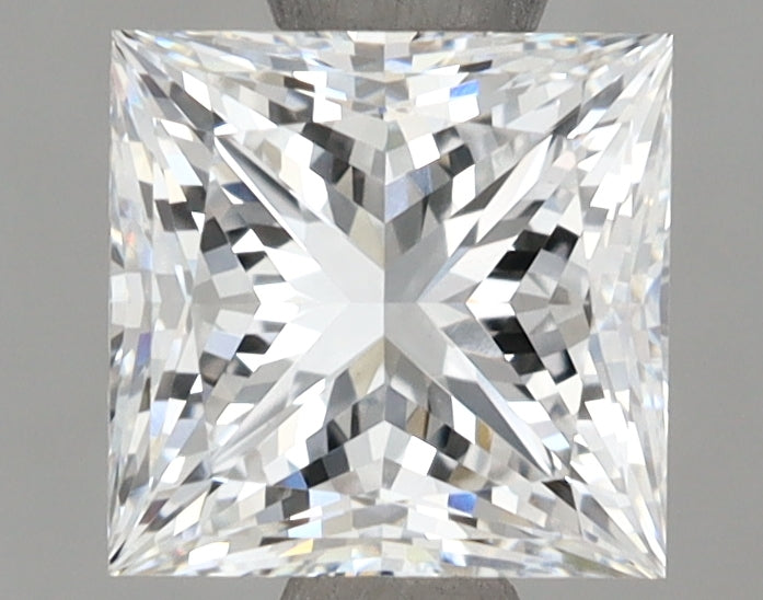1.70 Carat Princess Shaped, Excellent Cut, D Color, VVS2 Clarity, IGI Certified Lab Grown Diamond