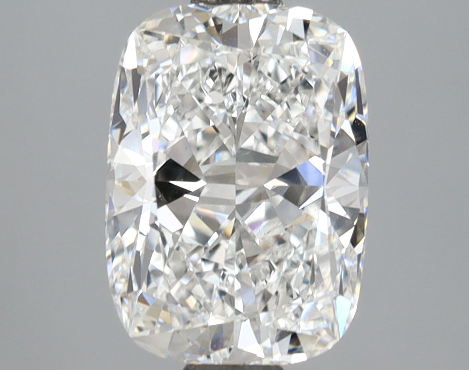 2.97 Carat Cushion Shaped, Ideal Cut, E Color, VVS2 Clarity, IGI Certified Lab Grown Diamond
