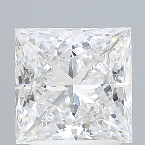 2.58 Carat Princess Shaped, Ideal Cut, D Color, VVS2 Clarity, IGI Certified Lab Grown Diamond