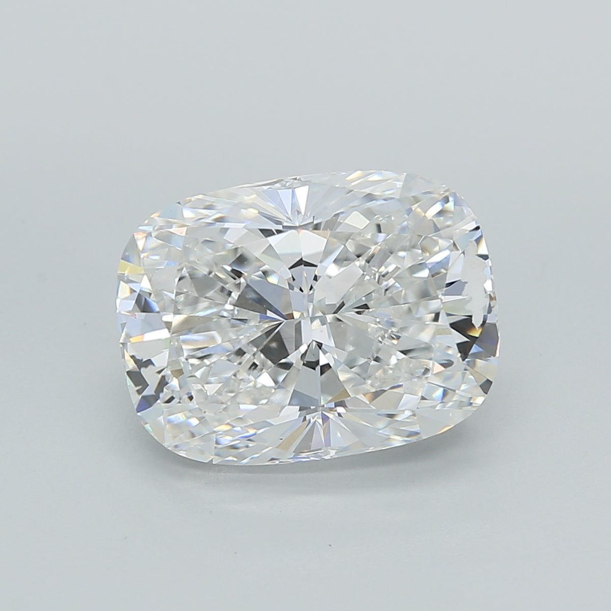5.04 Carat Cushion Shaped, Ideal Cut, E Color, VVS2 Clarity, IGI Certified Lab Grown Diamond