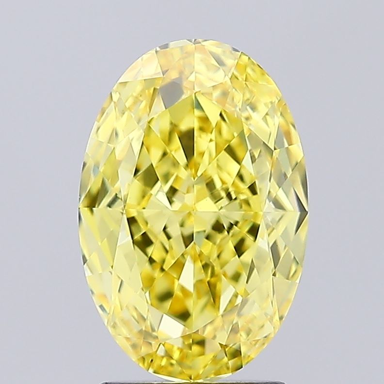 2.73 Carat Oval Shaped, Ideal Cut, VVS2 Clarity, IGI Certified Lab Grown Diamond