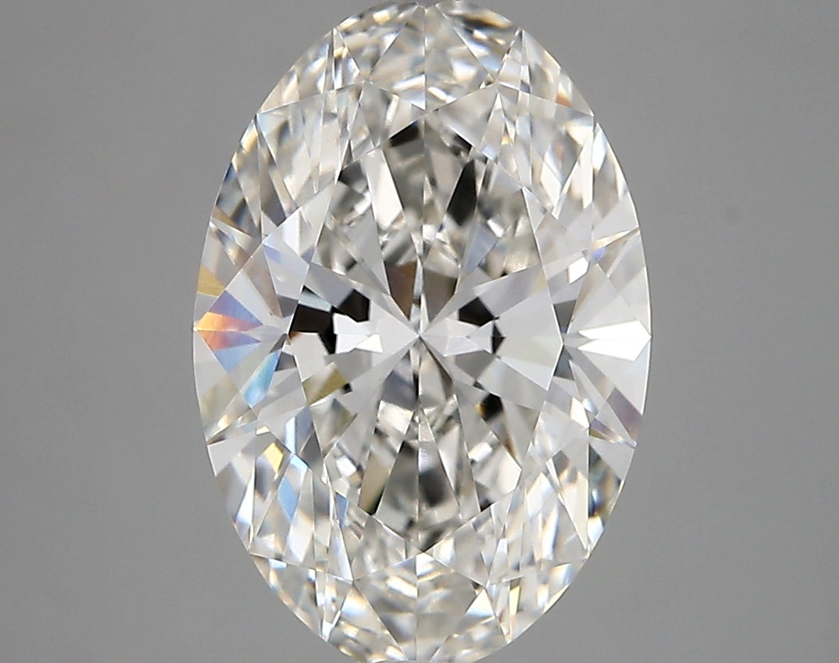 4.15 Carat Oval Shaped, Very Good Cut, G Color, VVS2 Clarity, IGI Certified Lab Grown Diamond