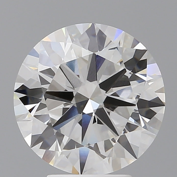 4.45 Carat Round Shaped, Excellent Cut, F Color, VVS2 Clarity, IGI Certified Lab Grown Diamond