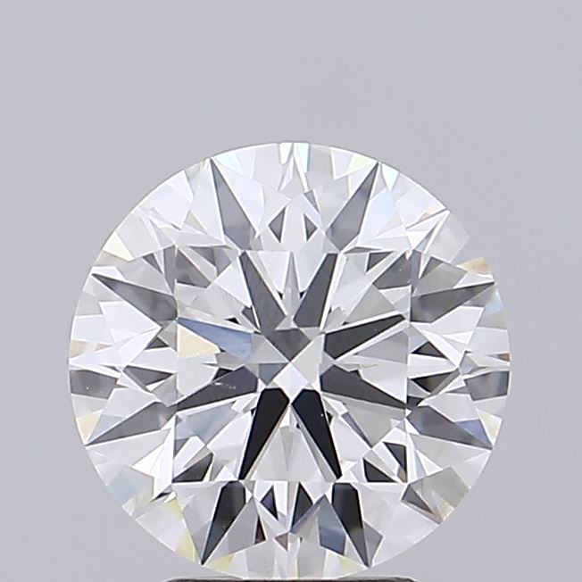 2.26 Carat Round Shaped, Ideal Cut, F Color, VVS2 Clarity, IGI Certified Lab Grown Diamond