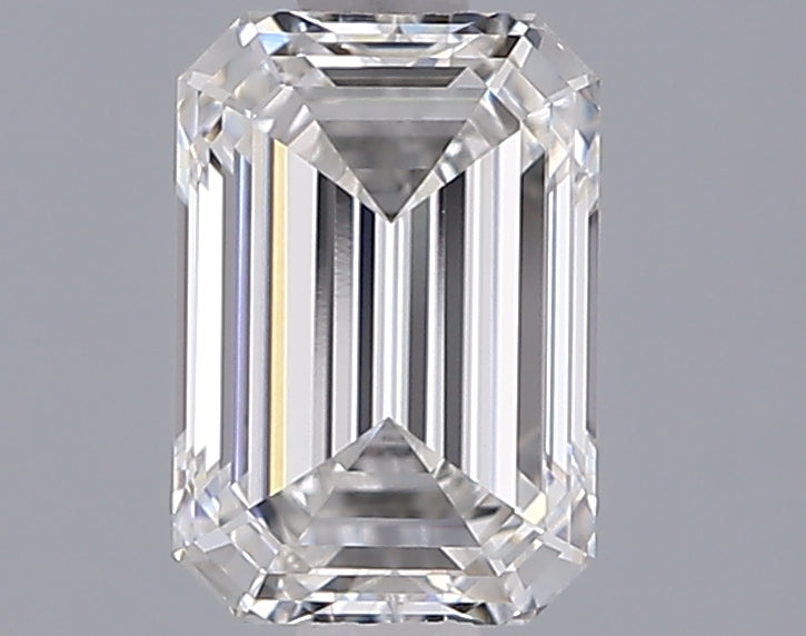 1.55 Carat Emerald Shaped, Ideal Cut, F Color, VVS1 Clarity, IGI Certified Lab Grown Diamond