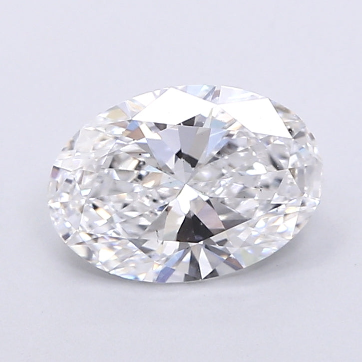 1.52 Carat Oval Shaped, Very Good Cut, D Color, VS2 Clarity, IGI Certified Lab Grown Diamond