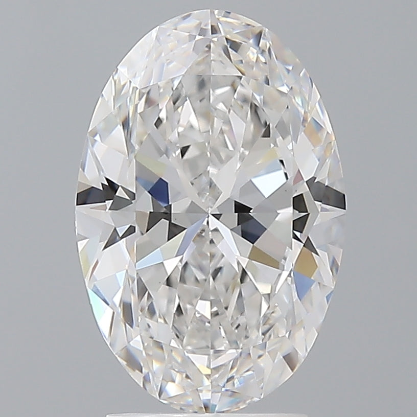 3.09 Carat Oval Shaped, Ideal Cut, D Color, VS1 Clarity, IGI Certified Lab Grown Diamond