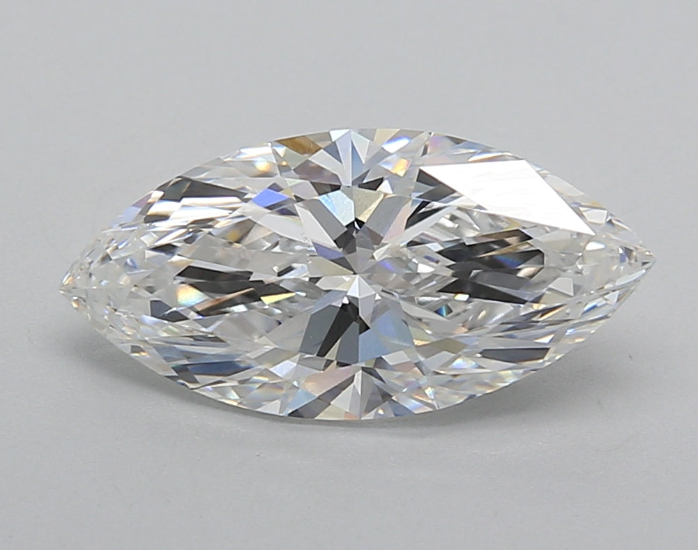 2.02 Carat Marquise Shaped, Excellent Cut, E Color, VS1 Clarity, IGI Certified Lab Grown Diamond