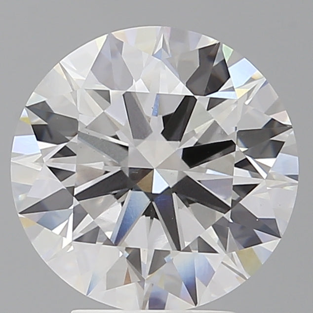 4.05 Carat Round Shaped, Ideal Cut, E Color, VVS2 Clarity, IGI Certified Lab Grown Diamond