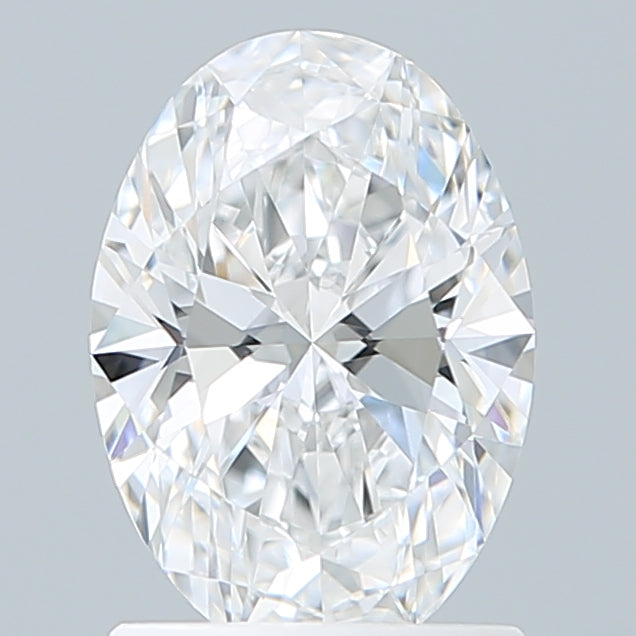 1.29 Carat Oval Shaped, Ideal Cut, D Color, IF Clarity, IGI Certified Lab Grown Diamond