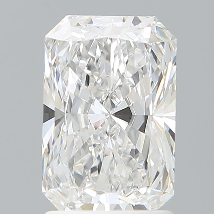 1.98 Carat Radiant Shaped, Ideal Cut, D Color, VVS2 Clarity, IGI Certified Lab Grown Diamond