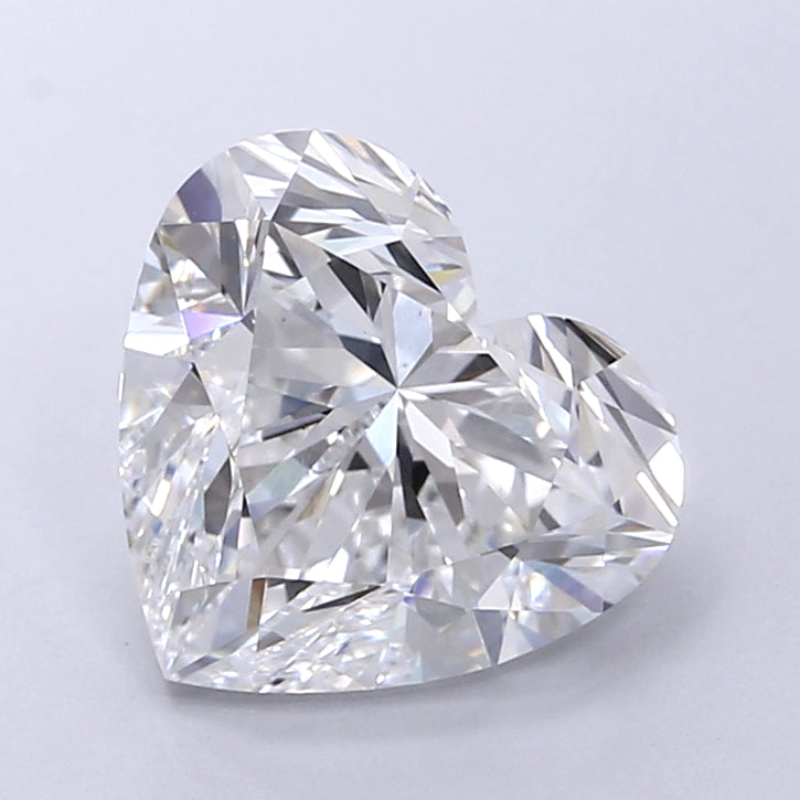 4.03 Carat Heart Shaped, Very Good Cut, D Color, VS1 Clarity, IGI Certified Lab Grown Diamond