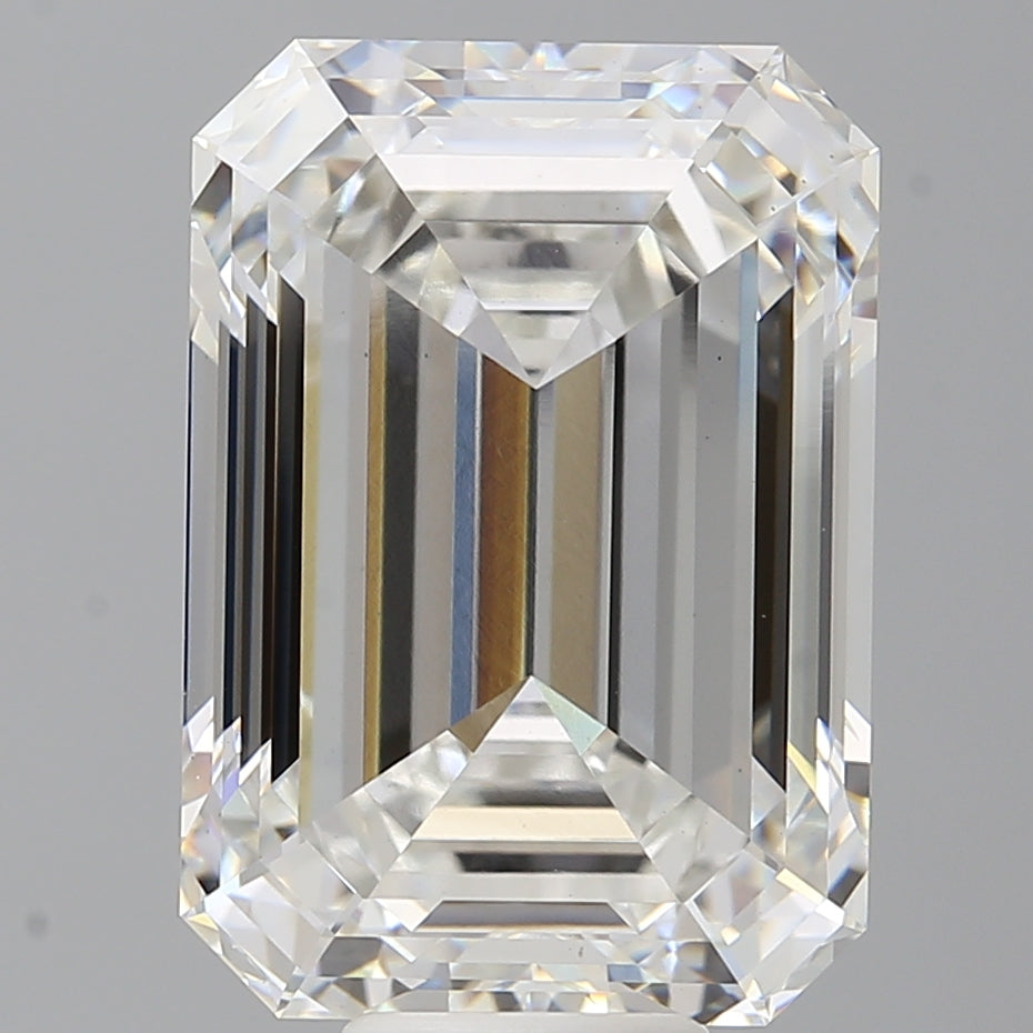 12.09 Carat Emerald Shaped, Ideal Cut, F Color, VS1 Clarity, IGI Certified Lab Grown Diamond