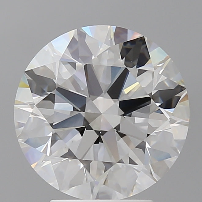 4.00 Carat Round Shaped, Ideal Cut, E Color, VVS2 Clarity, IGI Certified Lab Grown Diamond