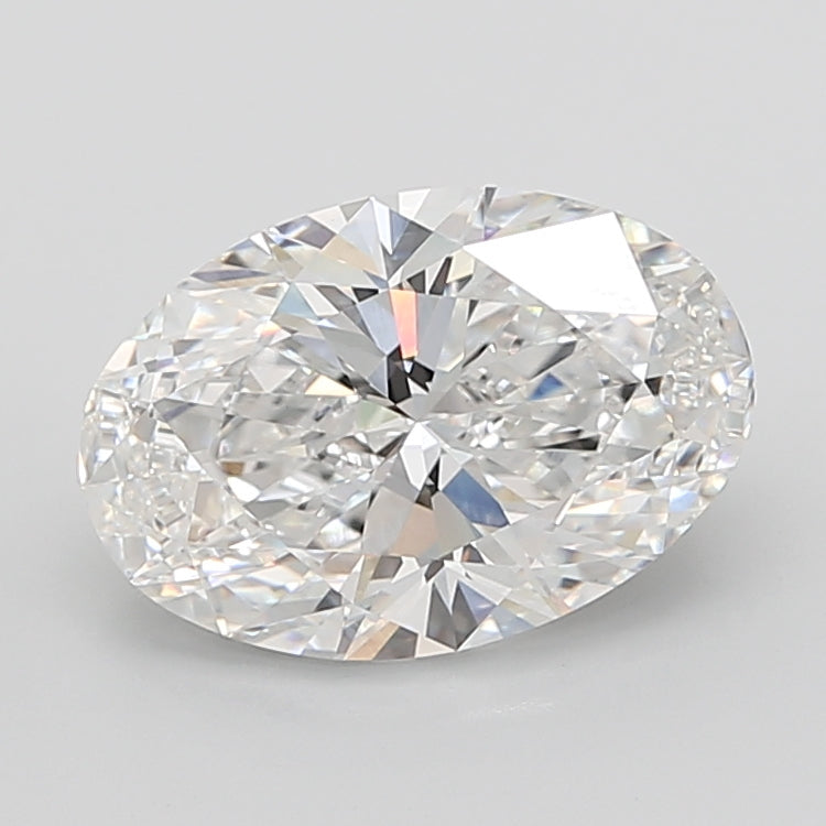 10.02 Carat Oval Shaped, Ideal Cut, E Color, VVS2 Clarity, IGI Certified Lab Grown Diamond