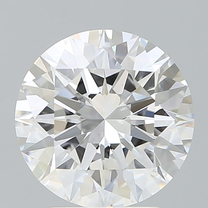 3.27 Carat Round Shaped, Excellent Cut, D Color, VVS2 Clarity, IGI Certified Lab Grown Diamond