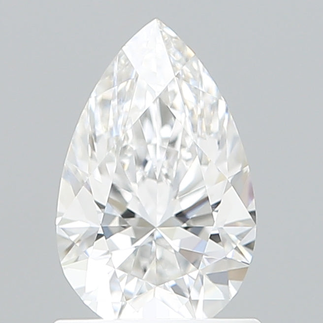 1.07 Carat Pear Shaped, Excellent Cut, E Color, VVS2 Clarity, IGI Certified Lab Grown Diamond