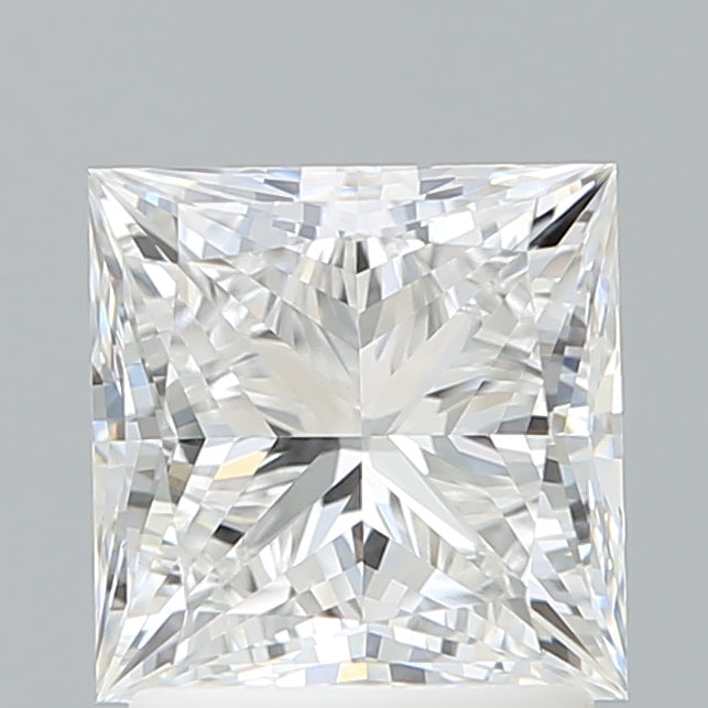 1.97 Carat Princess Shaped, Ideal Cut, E Color, VVS2 Clarity, IGI Certified Lab Grown Diamond