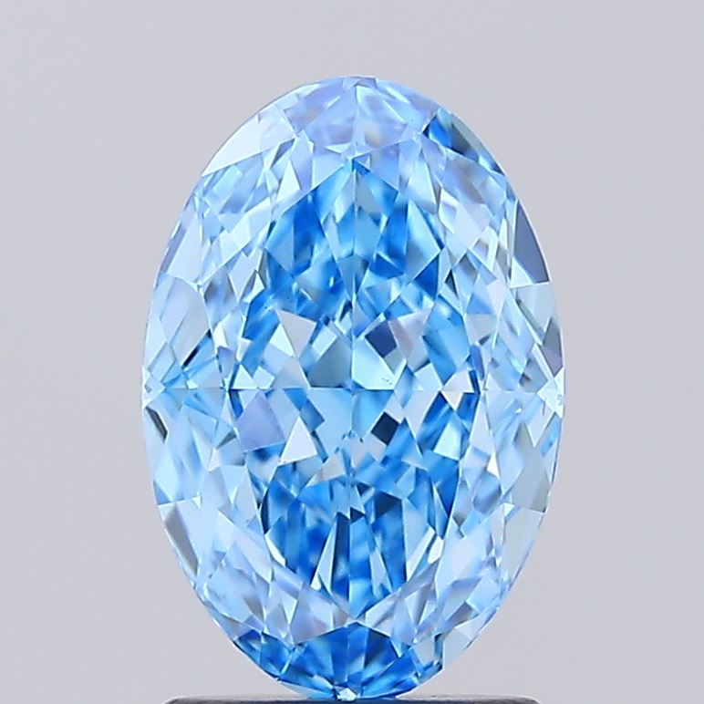 2.08 Carat Oval Shaped, Ideal Cut, VS1 Clarity, IGI Certified Lab Grown Diamond