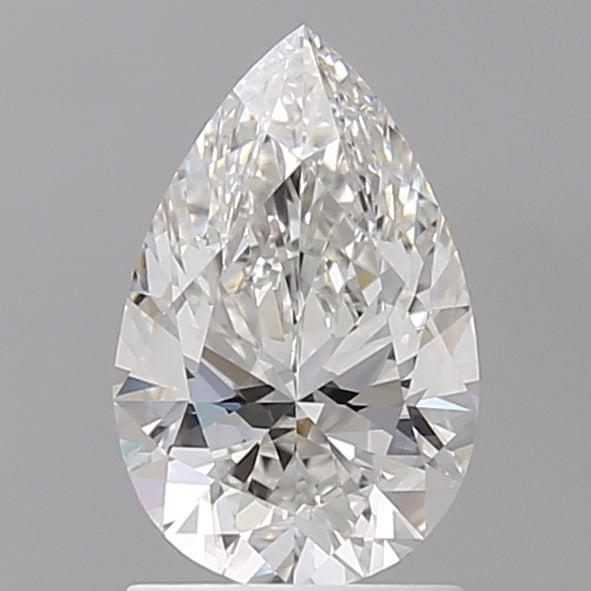 1.54 Carat Pear Shaped, Ideal Cut, F Color, VVS1 Clarity, IGI Certified Lab Grown Diamond
