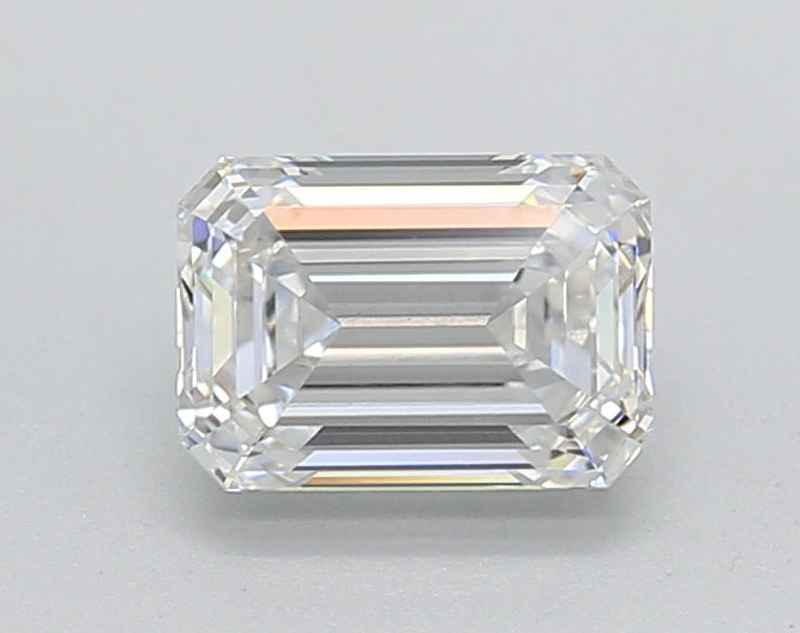 1.14 Carat Emerald Shaped, Ideal Cut, E Color, VVS2 Clarity, IGI Certified Lab Grown Diamond