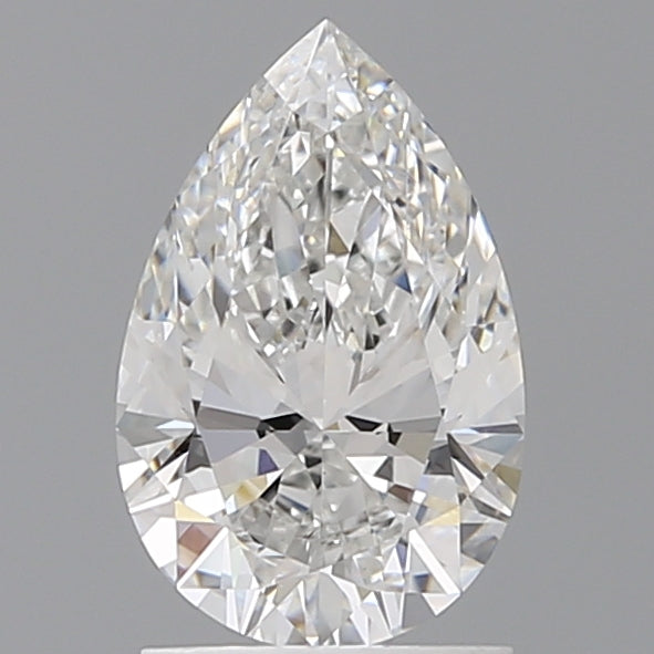 1.57 Carat Pear Shaped, Ideal Cut, E Color, VVS2 Clarity, IGI Certified Lab Grown Diamond
