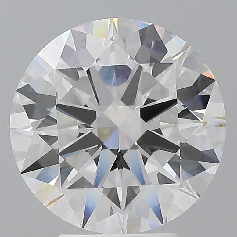 4.55 Carat Round Shaped, Excellent Cut, F Color, VVS2 Clarity, IGI Certified Lab Grown Diamond