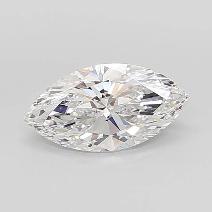4.08 Carat Marquise Shaped, Ideal Cut, E Color, VVS2 Clarity, IGI Certified Lab Grown Diamond
