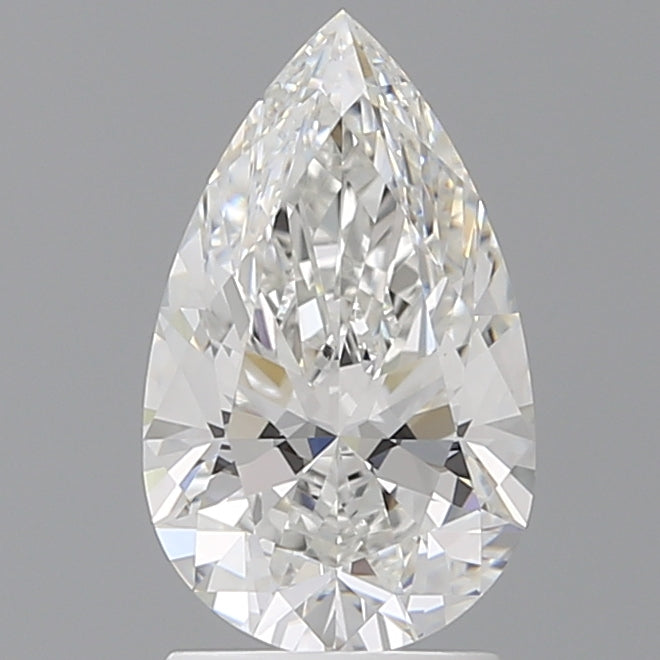 2.01 Carat Pear Shaped, Ideal Cut, F Color, VVS2 Clarity, IGI Certified Lab Grown Diamond