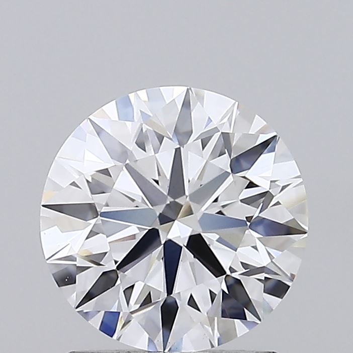 1.55 Carat Round Shaped, Ideal Cut, D Color, VS1 Clarity, IGI Certified Lab Grown Diamond