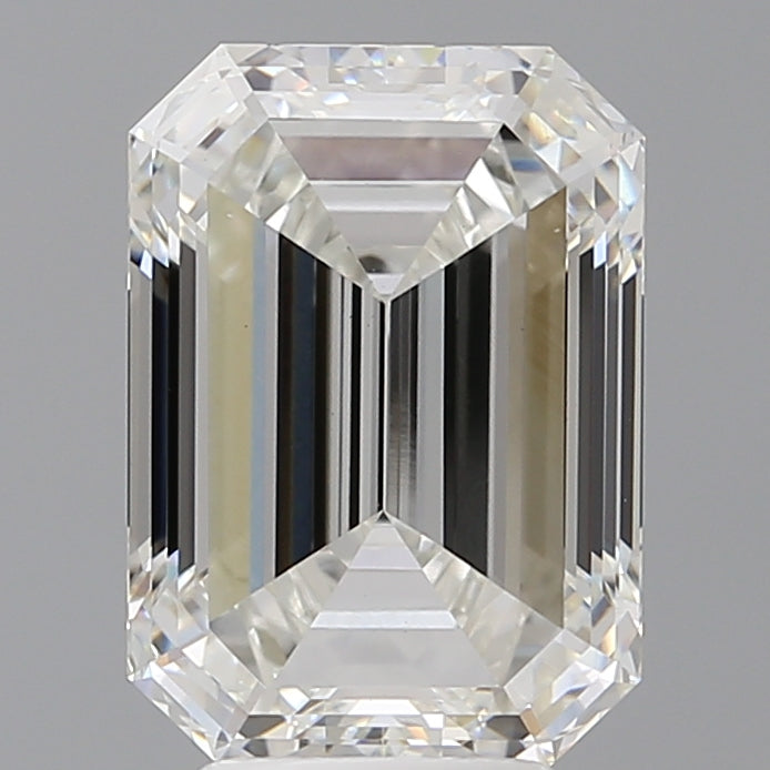 4.94 Carat Emerald Shaped, Excellent Cut, F Color, VS1 Clarity, IGI Certified Lab Grown Diamond
