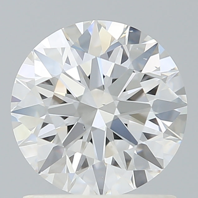 1.24 Carat Round Shaped, Ideal Cut, D Color, VS2 Clarity, IGI Certified Lab Grown Diamond