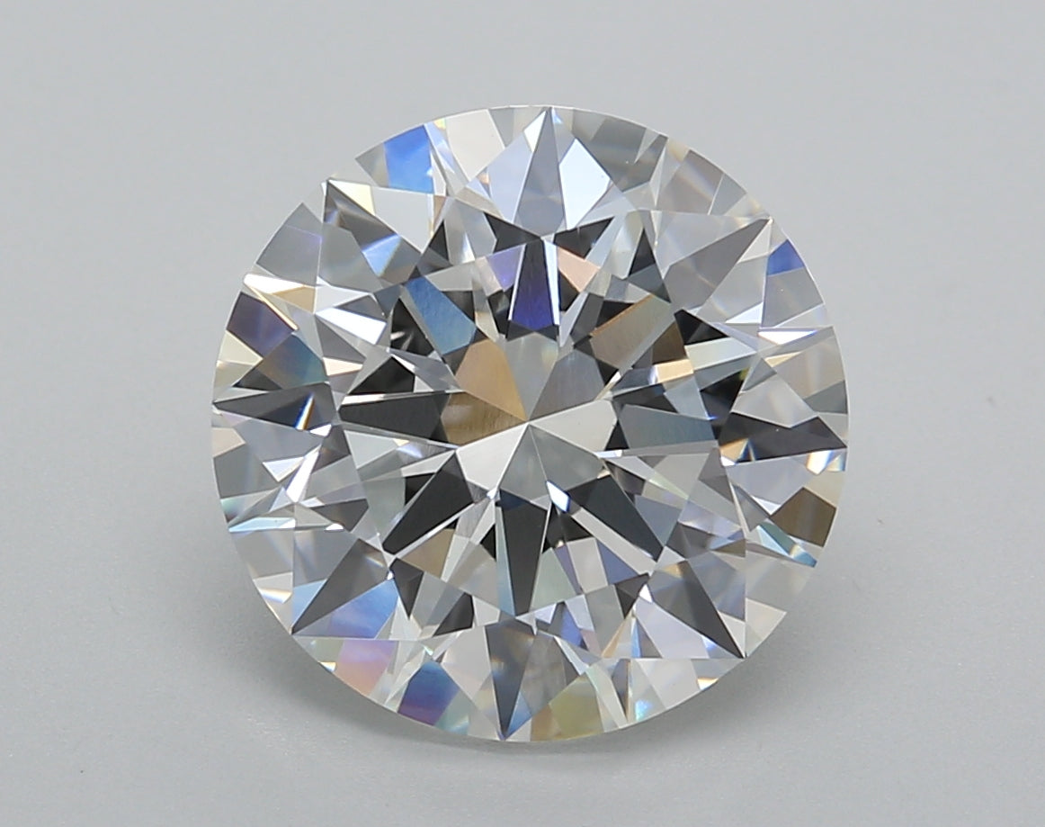 5.02 Carat Round Shaped, Ideal Cut, E Color, VVS2 Clarity, IGI Certified Lab Grown Diamond