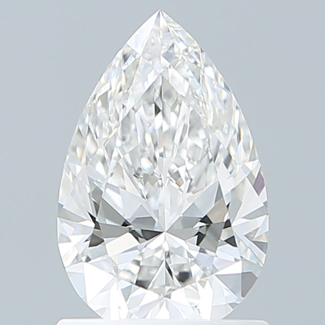 1.05 Carat Pear Shaped, Ideal Cut, E Color, VVS2 Clarity, IGI Certified Lab Grown Diamond