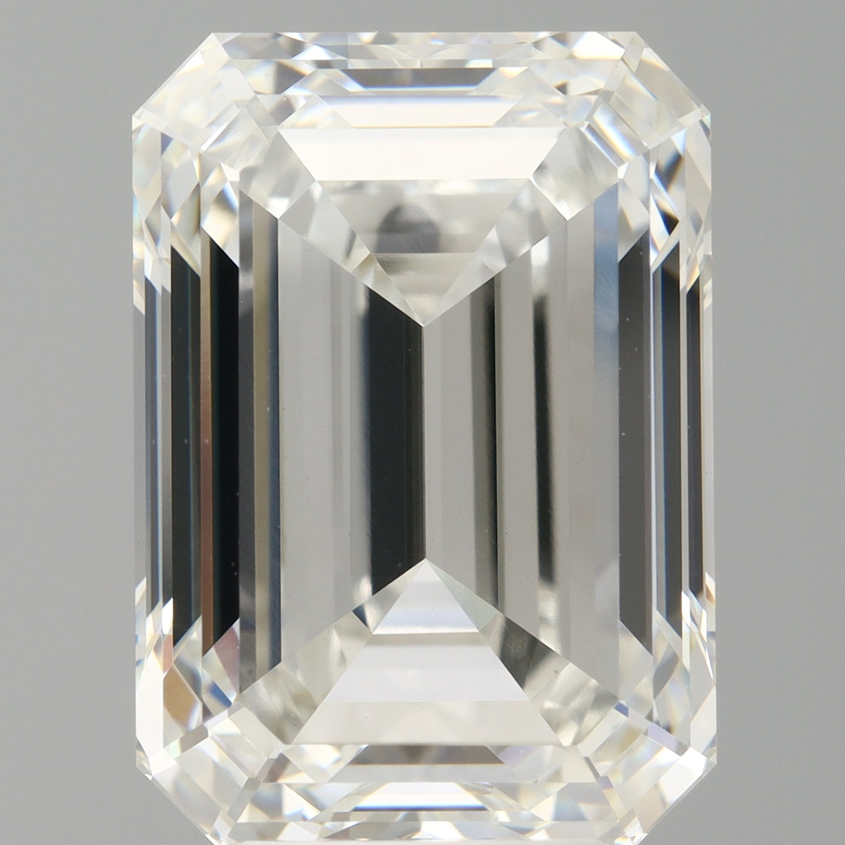 7.04 Carat Emerald Shaped, Ideal Cut, F Color, VVS2 Clarity, IGI Certified Lab Grown Diamond