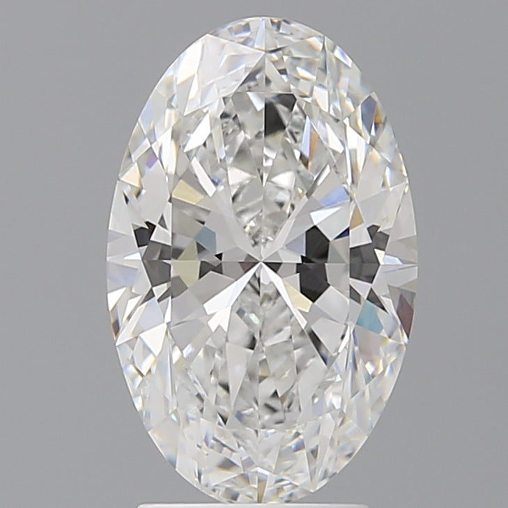 3.10 Carat Oval Shaped, Ideal Cut, E Color, VVS2 Clarity, IGI Certified Lab Grown Diamond
