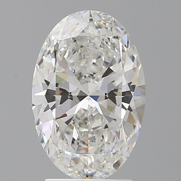 2.60 Carat Oval Shaped, Ideal Cut, F Color, VVS2 Clarity, IGI Certified Lab Grown Diamond