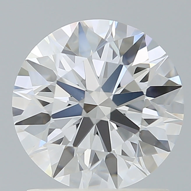1.38 Carat Round Shaped, Ideal Cut, D Color, VS1 Clarity, IGI Certified Lab Grown Diamond