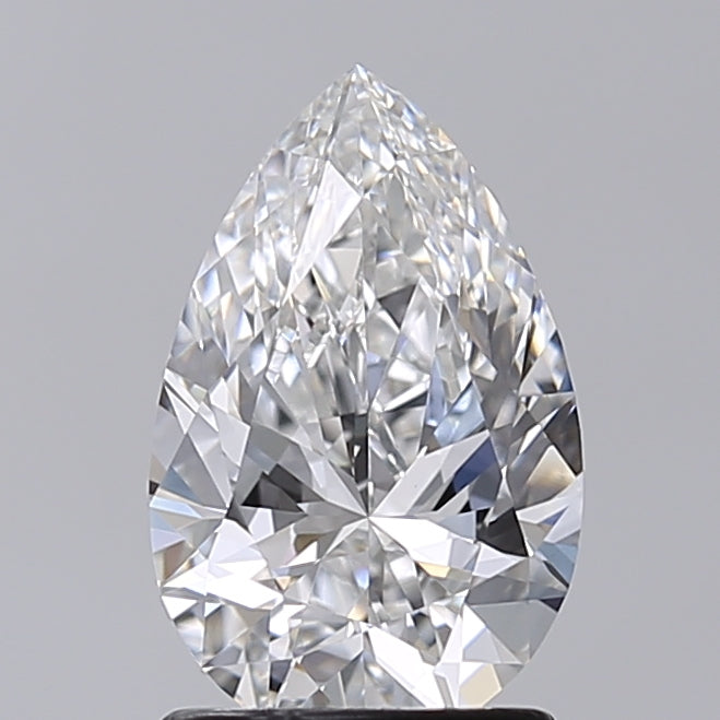 1.51 Carat Pear Shaped, Very Good Cut, E Color, VVS2 Clarity, IGI Certified Lab Grown Diamond