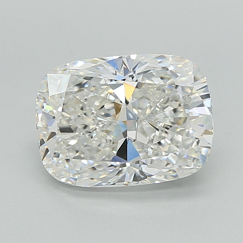 2.50 Carat Cushion Shaped, Ideal Cut, F Color, VVS2 Clarity, IGI Certified Lab Grown Diamond