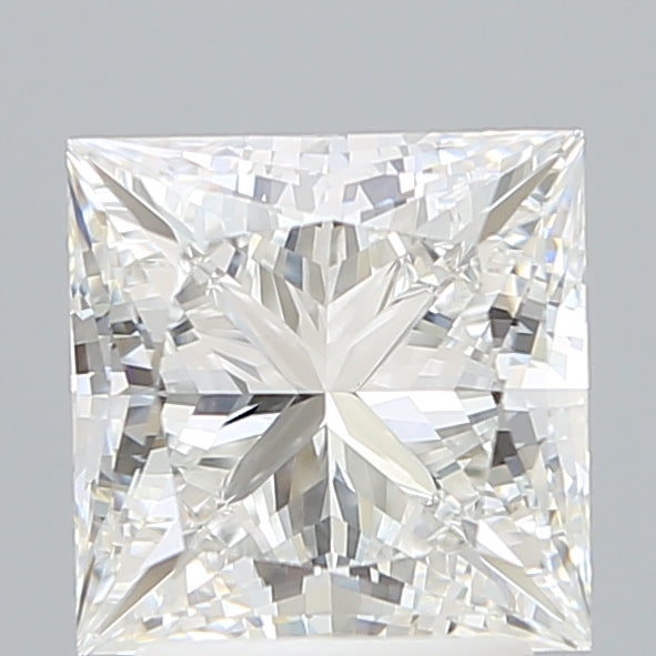2.73 Carat Princess Shaped, Ideal Cut, E Color, VVS2 Clarity, IGI Certified Lab Grown Diamond