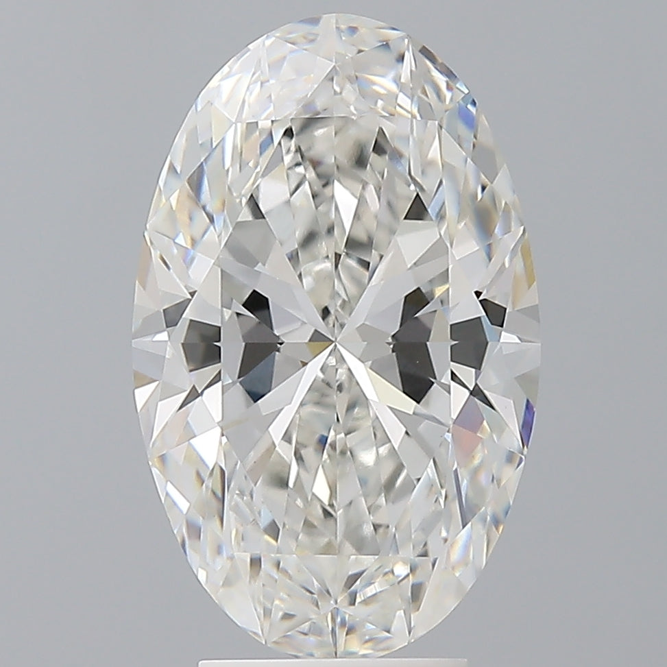 4.58 Carat Oval Shaped, Ideal Cut, F Color, VVS2 Clarity, IGI Certified Lab Grown Diamond